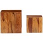 vidaXL Couchtisch-Set 2-tlg. Massivholz 40 x 40 x 40 cm vidaXL Couchtisch-Set 2-tlg. Massivholz 40 x 40 x 40 cm