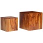 vidaXL Couchtisch-Set 2-tlg. Massivholz 40 x 40 x 40 cm vidaXL Couchtisch-Set 2-tlg. Massivholz 40 x 40 x 40 cm