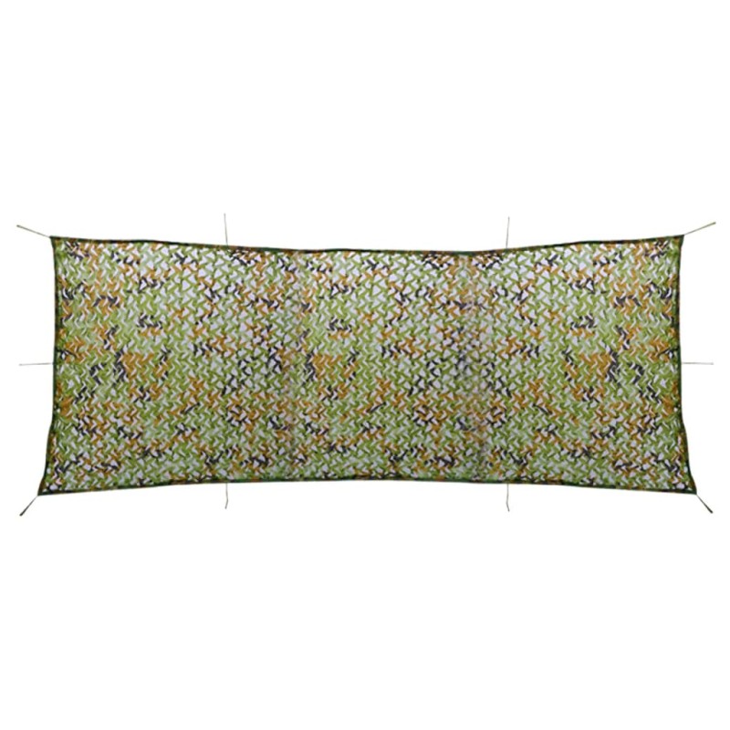 vidaXL Tarnnetz mit Aufbewahrungstasche 1,5x5 m Grün vidaXL Tarnnetz mit Aufbewahrungstasche 1,5x5 m Grün