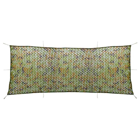 vidaXL Tarnnetz mit Aufbewahrungstasche 1,5x5 m Grün  