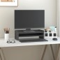 vidaXL Monitorständer Grau 50x24x16 cm Massivholz Kiefer vidaXL Monitorständer Grau 50x24x16 cm Massivholz Kiefer