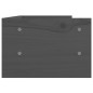 vidaXL Monitorständer Grau 50x24x16 cm Massivholz Kiefer vidaXL Monitorständer Grau 50x24x16 cm Massivholz Kiefer