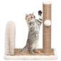 vidaXL Katzenbaum mit Fellpflegebogen und Kratzsäule vidaXL Katzenbaum mit Fellpflegebogen und Kratzsäule
