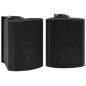 vidaXL Wandlautsprecher Stereo 2 Stk. Schwarz Indoor Outdoor 80 W vidaXL Wandlautsprecher Stereo 2 Stk. Schwarz Indoor Outdoor 80 W