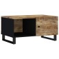 vidaXL Couchtisch 80x50x40 cm Massivholz Mango & Holzwerkstoff vidaXL Couchtisch 80x50x40 cm Massivholz Mango & Holzwerkstoff