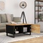 vidaXL Couchtisch 80x50x40 cm Massivholz Mango & Holzwerkstoff vidaXL Couchtisch 80x50x40 cm Massivholz Mango & Holzwerkstoff