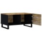 vidaXL Couchtisch 80x50x40 cm Massivholz Mango & Holzwerkstoff vidaXL Couchtisch 80x50x40 cm Massivholz Mango & Holzwerkstoff