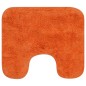vidaXL Badematten-Set 3-tlg. Stoff Orange vidaXL Badematten-Set 3-tlg. Stoff Orange