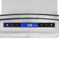 vidaXL Insel-Dunstabzugshaube 90 cm LCD Touch-Sensor 756 m³/h LED vidaXL Insel-Dunstabzugshaube 90 cm LCD Touch-Sensor 756 m³/h LED