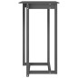 vidaXL Bartisch Grau 60x60x110 cm Massivholz Kiefer vidaXL Bartisch Grau 60x60x110 cm Massivholz Kiefer