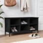 vidaXL Schuhregal Schwarz 100x35x50 cm Holzwerkstoff vidaXL Schuhregal Schwarz 100x35x50 cm Holzwerkstoff