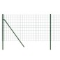 Maschendrahtzaun Grün 1,1x25 m Verzinkter Stahl Maschendrahtzaun Grün 1,1x25 m Verzinkter Stahl
