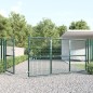 vidaXL Mesh-Gartentor Grün 350x175 cm Verzinkter Stahl vidaXL Mesh-Gartentor Grün 350x175 cm Verzinkter Stahl