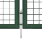 vidaXL Mesh-Gartentor Grün 350x175 cm Verzinkter Stahl vidaXL Mesh-Gartentor Grün 350x175 cm Verzinkter Stahl