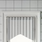 Gardinenstangen 2 Stk. Weiß und Silbern 40-60 cm Aluminium Gardinenstangen 2 Stk. Weiß und Silbern 40-60 cm Aluminium