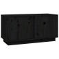 vidaXL TV-Schrank Schwarz 80x35x40,5 cm Massivholz Kiefer vidaXL TV-Schrank Schwarz 80x35x40,5 cm Massivholz Kiefer