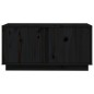 vidaXL TV-Schrank Schwarz 80x35x40,5 cm Massivholz Kiefer vidaXL TV-Schrank Schwarz 80x35x40,5 cm Massivholz Kiefer