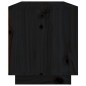 vidaXL TV-Schrank Schwarz 80x35x40,5 cm Massivholz Kiefer vidaXL TV-Schrank Schwarz 80x35x40,5 cm Massivholz Kiefer
