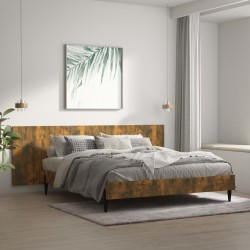 vidaXL Wand Kopfteil Räuchereiche 240x1,5x80 cm Holzwerkstoff