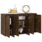 vidaXL Sideboard Räuchereiche 120x41x75 cm Holzwerkstoff vidaXL Sideboard Räuchereiche 120x41x75 cm Holzwerkstoff