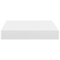 vidaXL Schwebende Wandregale 4 Stk. Weiß 23x23,5x3,8cm MDF vidaXL Schwebende Wandregale 4 Stk. Weiß 23x23,5x3,8cm MDF