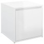 vidaXL Schubladenbox Hochglanz-Weiß 40,5x40x40 cm Holzwerkstoff vidaXL Schubladenbox Hochglanz-Weiß 40,5x40x40 cm Holzwerkstoff