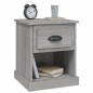 vidaXL Nachttisch Grau Sonoma 39x39x47,5 cm Holzwerkstoff vidaXL Nachttisch Grau Sonoma 39x39x47,5 cm Holzwerkstoff