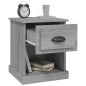 vidaXL Nachttisch Grau Sonoma 39x39x47,5 cm Holzwerkstoff vidaXL Nachttisch Grau Sonoma 39x39x47,5 cm Holzwerkstoff