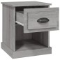 vidaXL Nachttisch Grau Sonoma 39x39x47,5 cm Holzwerkstoff vidaXL Nachttisch Grau Sonoma 39x39x47,5 cm Holzwerkstoff