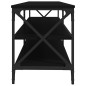 vidaXL TV-Schrank Schwarz 160x40x50 cm Holzwerkstoff vidaXL TV-Schrank Schwarz 160x40x50 cm Holzwerkstoff