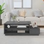 vidaXL Couchtisch Grau 120x50x40,5 cm Massivholz Kiefer vidaXL Couchtisch Grau 120x50x40,5 cm Massivholz Kiefer