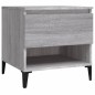 vidaXL Beistelltisch Grau Sonoma 50x46x50 cm Holzwerkstoff vidaXL Beistelltisch Grau Sonoma 50x46x50 cm Holzwerkstoff