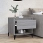 vidaXL Beistelltisch Grau Sonoma 50x46x50 cm Holzwerkstoff vidaXL Beistelltisch Grau Sonoma 50x46x50 cm Holzwerkstoff