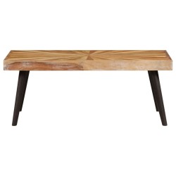 vidaXL Couchtisch Massivholz Mango 90x55x36 cm
