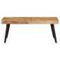 vidaXL Couchtisch Massivholz Mango 90x55x36 cm vidaXL Couchtisch Massivholz Mango 90x55x36 cm