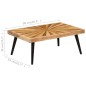 vidaXL Couchtisch Massivholz Mango 90x55x36 cm vidaXL Couchtisch Massivholz Mango 90x55x36 cm