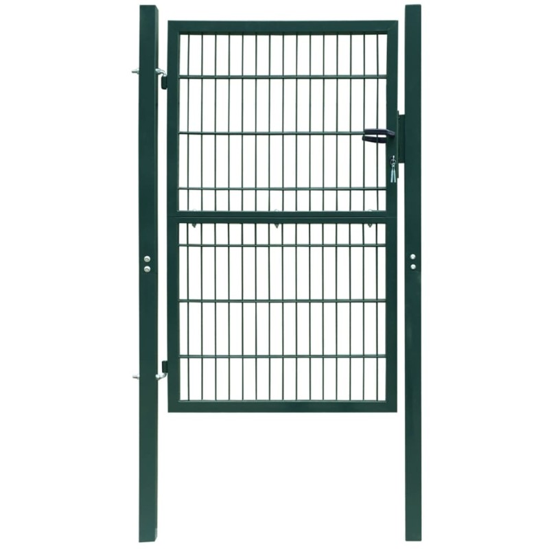 vidaXL 2D Zauntor (Einzeltor) Grün 106x210 cm vidaXL 2D Zauntor (Einzeltor) Grün 106x210 cm