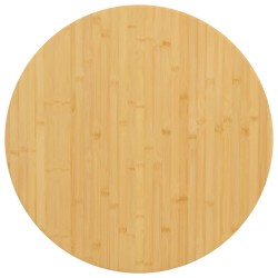 vidaXL Tischplatte Ø90x1,5 cm Bambus