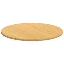 vidaXL Tischplatte Ø90x1,5 cm Bambus