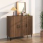 vidaXL Sideboard Braun Eichen-Optik 90x34x80 cm Holzwerkstoff vidaXL Sideboard Braun Eichen-Optik 90x34x80 cm Holzwerkstoff