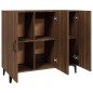vidaXL Sideboard Braun Eichen-Optik 90x34x80 cm Holzwerkstoff vidaXL Sideboard Braun Eichen-Optik 90x34x80 cm Holzwerkstoff