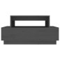 vidaXL Couchtisch Grau 80x55x40,5 cm Massivholz Kiefer vidaXL Couchtisch Grau 80x55x40,5 cm Massivholz Kiefer