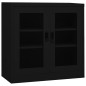 vidaXL Büroschrank Schwarz 90x40x90 cm Stahl vidaXL Büroschrank Schwarz 90x40x90 cm Stahl