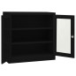 vidaXL Büroschrank Schwarz 90x40x90 cm Stahl vidaXL Büroschrank Schwarz 90x40x90 cm Stahl