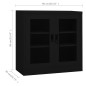 vidaXL Büroschrank Schwarz 90x40x90 cm Stahl vidaXL Büroschrank Schwarz 90x40x90 cm Stahl