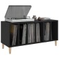 vidaXL Plattenschrank Schwarz 100x38x48 cm Holzwerkstoff vidaXL Plattenschrank Schwarz 100x38x48 cm Holzwerkstoff