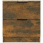 vidaXL Nachttisch Räuchereiche Holzwerkstoff vidaXL Nachttisch Räuchereiche Holzwerkstoff