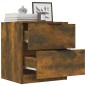 vidaXL Nachttisch Räuchereiche Holzwerkstoff vidaXL Nachttisch Räuchereiche Holzwerkstoff