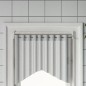 Gardinenstangen 2 Stk. Weiß und Silbern 60-105 cm Aluminium Gardinenstangen 2 Stk. Weiß und Silbern 60-105 cm Aluminium