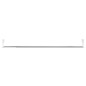 Gardinenstangen 2 Stk. Weiß und Silbern 60-105 cm Aluminium Gardinenstangen 2 Stk. Weiß und Silbern 60-105 cm Aluminium